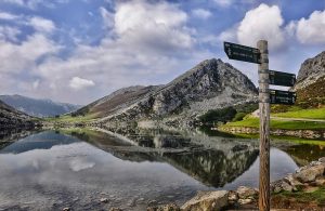Lagos de Covadonga en bicicleta