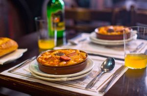 Fabada y sidra